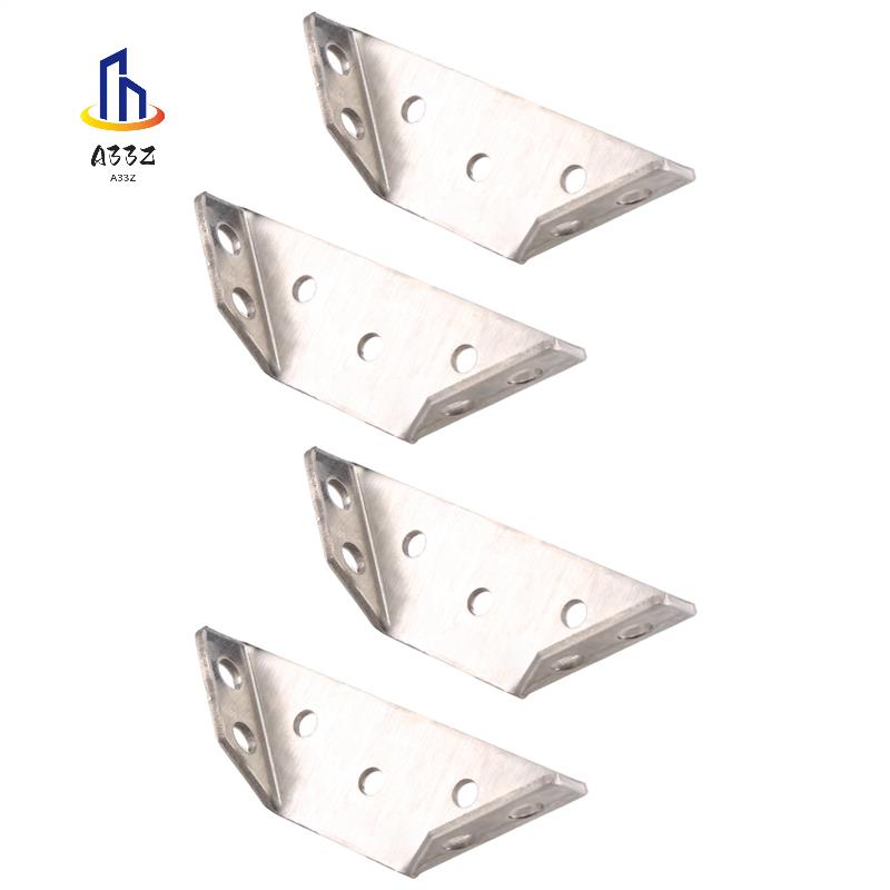 Furniture Hardware Paint - A33Z-4Pcs อุปกรณ์เสริมมุมฉากสแตนเลสอเนกประสงค์ ตัวหนีบยึดมุมฉากสำหรับเฟอร์นิเจอร์และแผ่นไม้