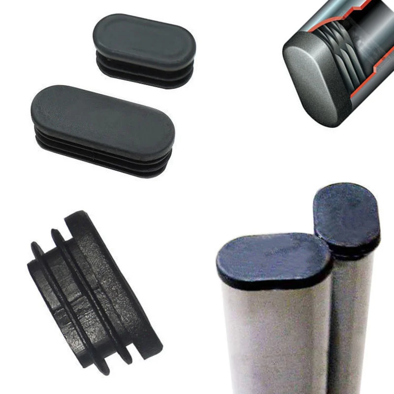 Furniture Leveling Hardware - 4 ชิ้นหลอดพลาสติกใส่ปลั๊กท่อเก้าอี้ขา caps ตารางเท้า pad กันชน