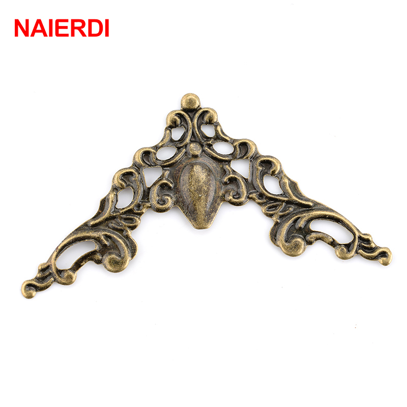 Furniture Hardware Photos - NAIERDI 30PCS กล่องวงเล็บมุม 40 มม.โบราณตกแต่งสำหรับโน๊ตบุ๊คสำหรับเมนูกรอบรูปเฟอร์นิเจอร์ฮาร์ดแวร์