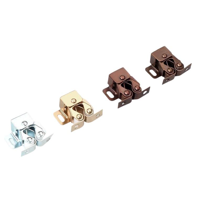 Furniture Hardware Paint - 10 ชิ้น ตัวล็อกบานตู้แบบลูกกลิ้ง ป้องกันสนิม อุปกรณ์ล็อกสำหรับตู้เสื้อผ้า ตู้เก็บของ