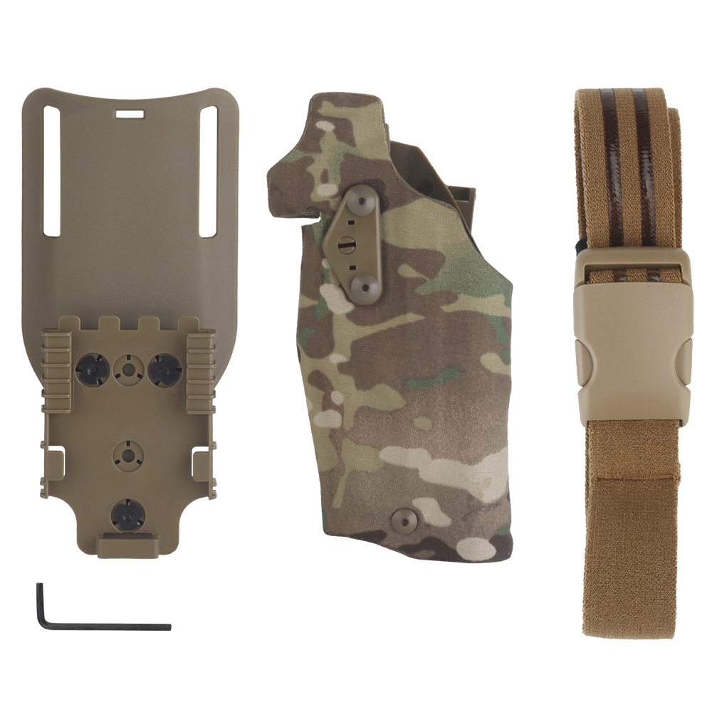 Furniture Leg Set - ยุทธวิธีปืนพกHolsterซ้ายมือสําหรับGlock17 + X300U-Aไฟฉายการล่าสัตว์Airsoft Holster Quick Release