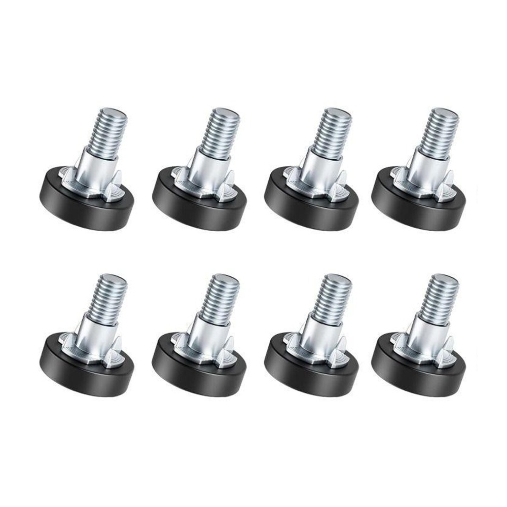 Furniture Leveling Hardware - ขาปรับระดับเฟอร์นิเจอร์แบบใหม่ 8 ชิ้น ขาปรับระดับโต๊ะแบบสกรู ขาปรับระดับเฟอร์นิเจอร์ อุปกรณ์ฮาร์ดแวร์