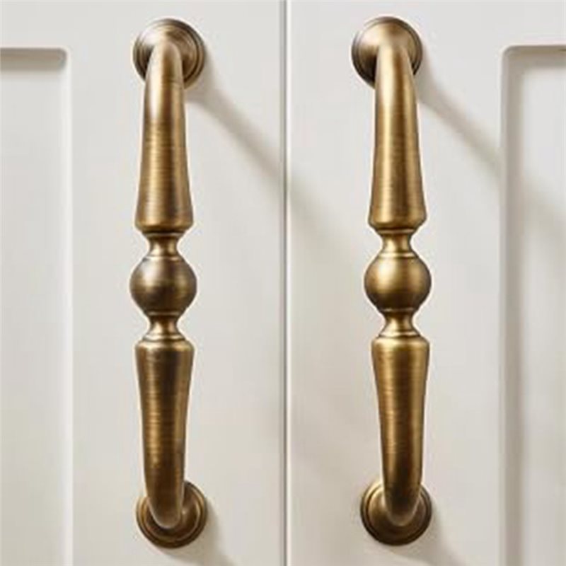 Furniture Hardware Paint - มือจับตู้ทองเหลือง DTEN, มือจับลิ้นชักสไตล์วินเทจสำหรับตู้เสื้อผ้า ตู้ครัว และเฟอร์นิเจอร์
