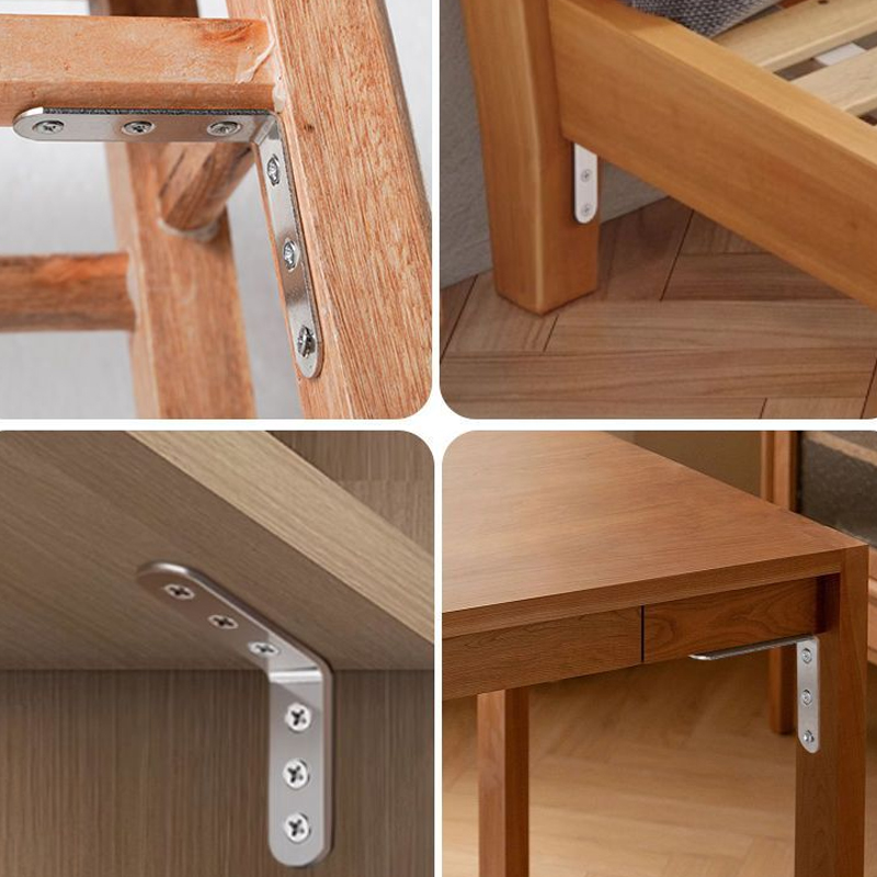 ขายึดมุมขวา 4 ชิ้น, ตัวยึดรูปต - Used Furniture Hardware บทวิจารณ์และราคา