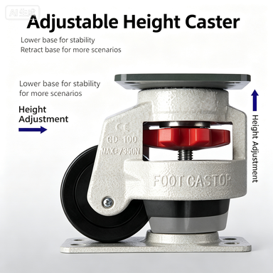 ล้อเลื่อนปรับระดับสำหรับงานหนั - Furniture Leveling Hardware บทวิจารณ์และราคา