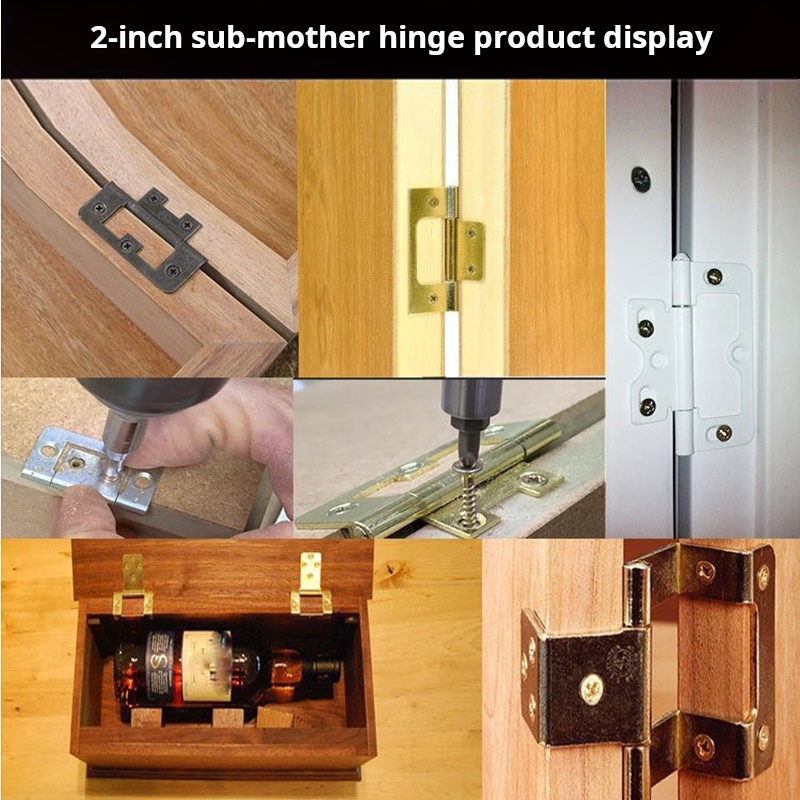 1 ชิ้น บานพับแม่ลูกขนาด 2 นิ้ว - Furniture Hardware Photos บทวิจารณ์และราคา