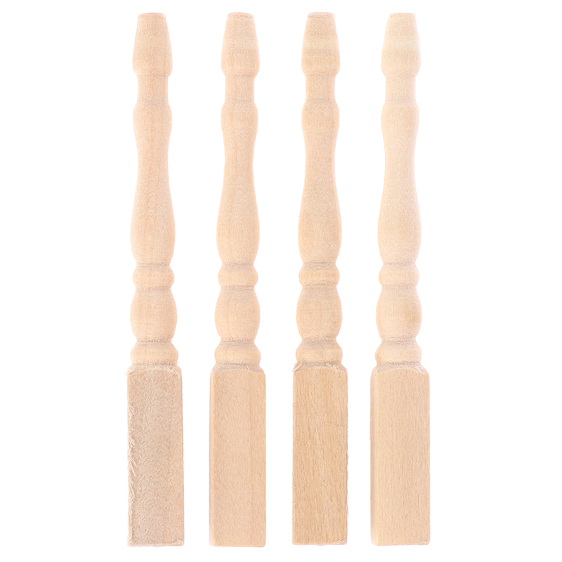 ● 4 ชิ้น/เซ็ต 1:12 ตุ๊กตาจิ๋ว  - Furniture Leg Set บทวิจารณ์และราคา