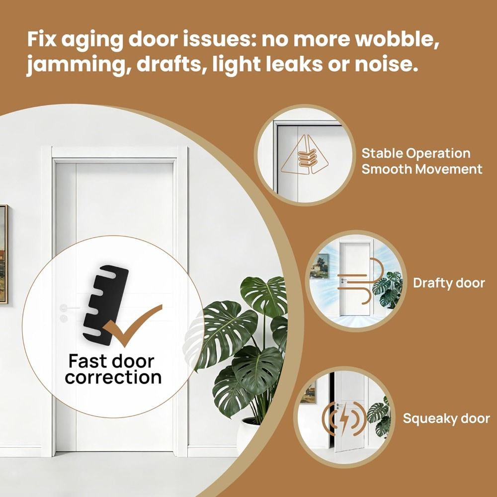 แผ่นรองบานพับปรับระดับได้ 5 ชิ - Furniture Leveling Hardware บทวิจารณ์และราคา