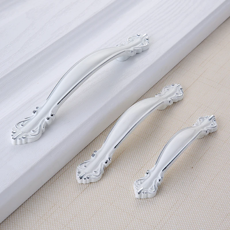 มือจับลิ้นชักตู้ครัวสีขาว YM ข - Furniture Hardware Items บทวิจารณ์และราคา