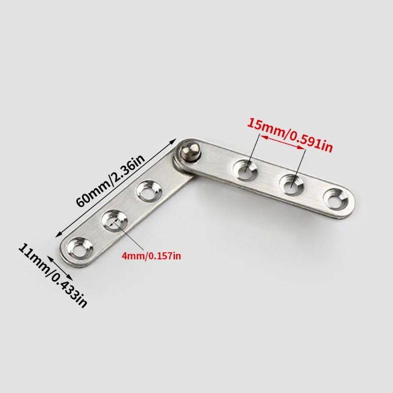 4/8/10 ชิ้นบานพับแบบหมุนได้ ใช - Used Furniture Hardware บทวิจารณ์และราคา